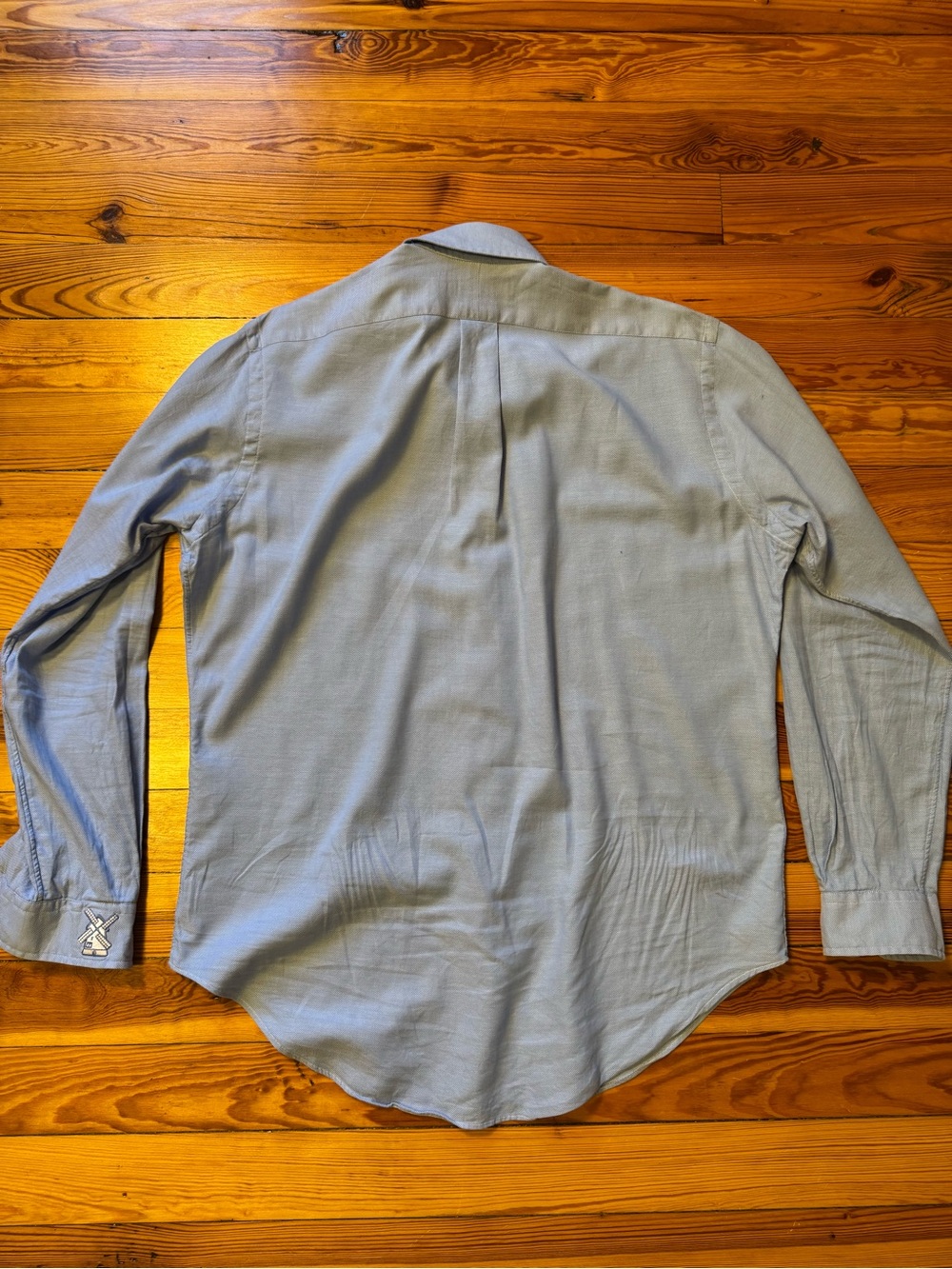 Polo by Ralph Lauren Men's Light Blue Button-Down Oxford Shirt - Picture 8 of 9